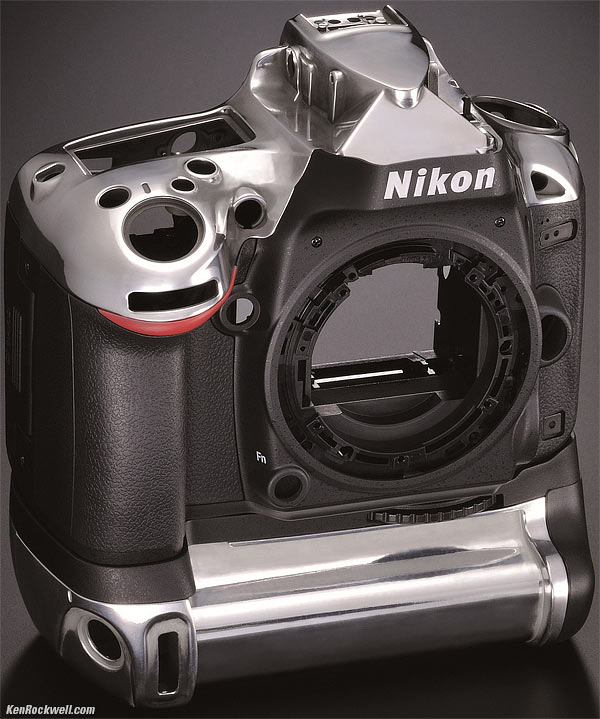 Nikon D600 top and bottom covers