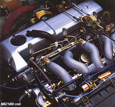 Mercedes 190D Diesel engine