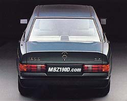 Mercedes 190D rear