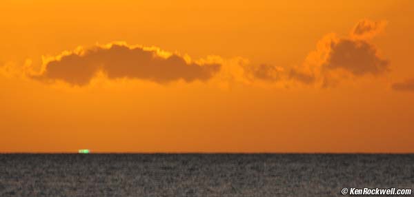 Green Flash, Maui, Hawaii