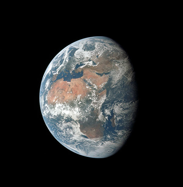 Earth seen from TLI