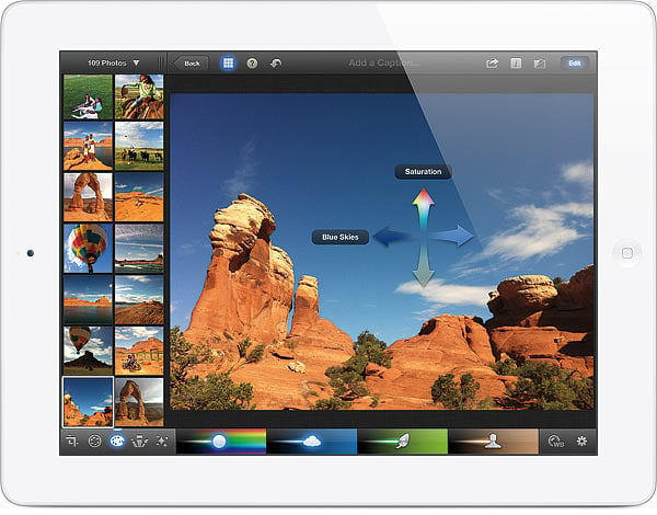 Apple iPad 3 with iPhoto