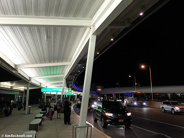 JFK Jet Blue terminal at night