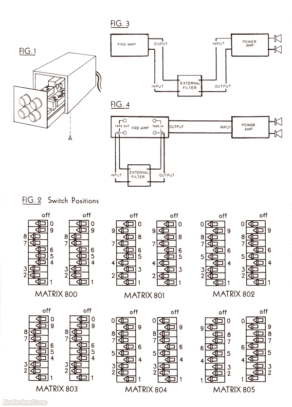 B&W Matrix 800 Series Variable Alignment Filter Instructions, Page 3