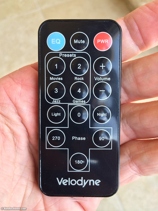 Remote control, Velodyne Wi-Q