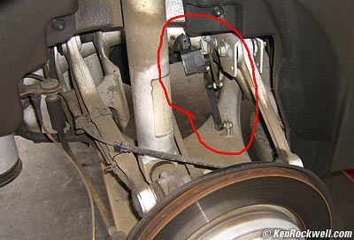 BMW 540 suspension height sensor