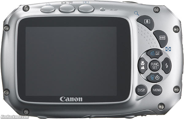 Canon D10 rear