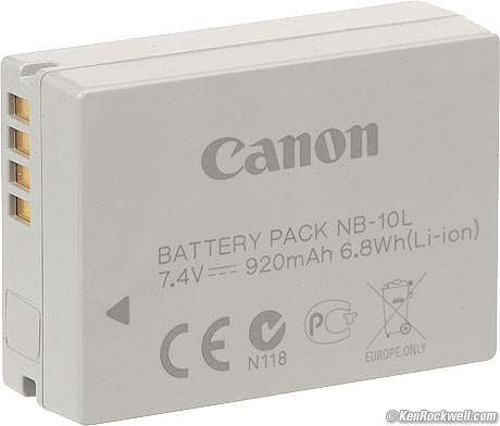 Canon G1 X Battery