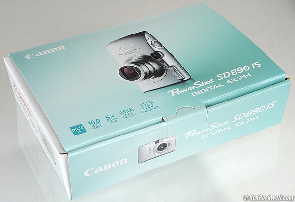 Canon SD890 Box