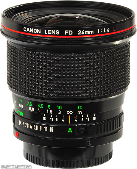 Canon FD 24mm f/1.4 L