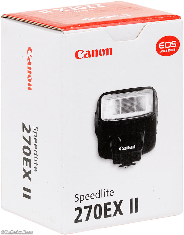 Canon 270EX II box