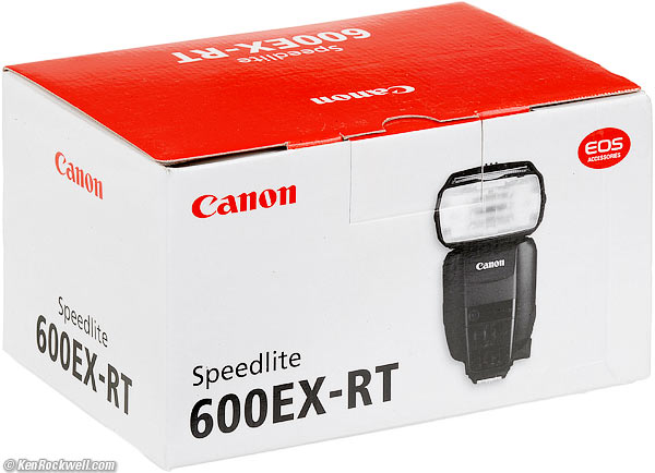 Canon 600EX RT box