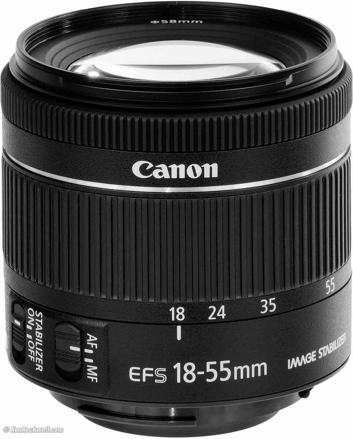Canon 18-55mm f/4-5.6 STM