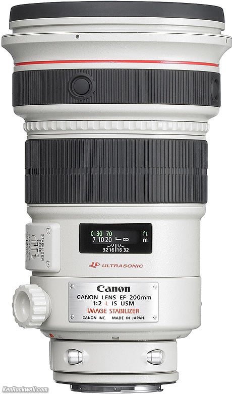 Canon 200mm f/2 IS
