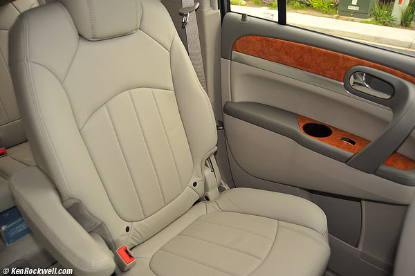 Buick Enclave second row seat