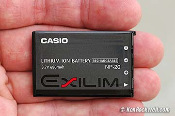 Casio Exilim NP-20 Battery