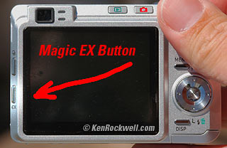 Casio EX-Z750 EX Button