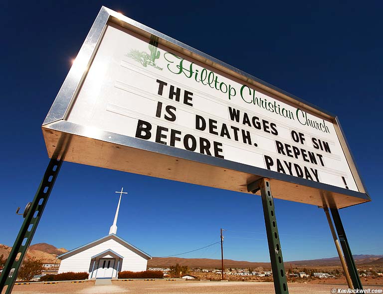 Hilltop Christian Church, Beatty, Nevada