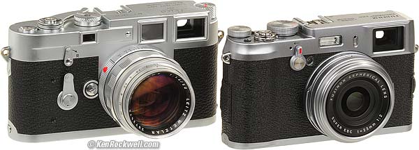 Leica M3 and Fuji X100
