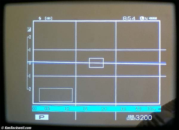 Fuji X100 Optical Viewfinder, Japan mode, idle