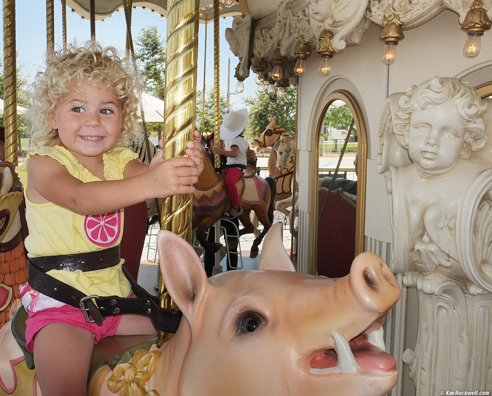 Katie Rides the Pig