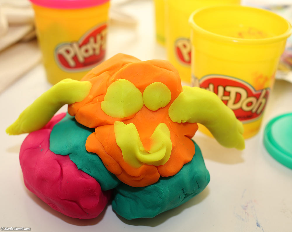 Portrait in Play-Doh