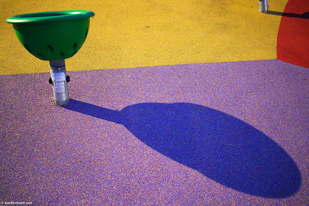 Colors and shadows at the new park