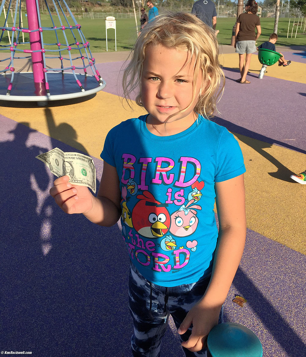 Katie's first dollar