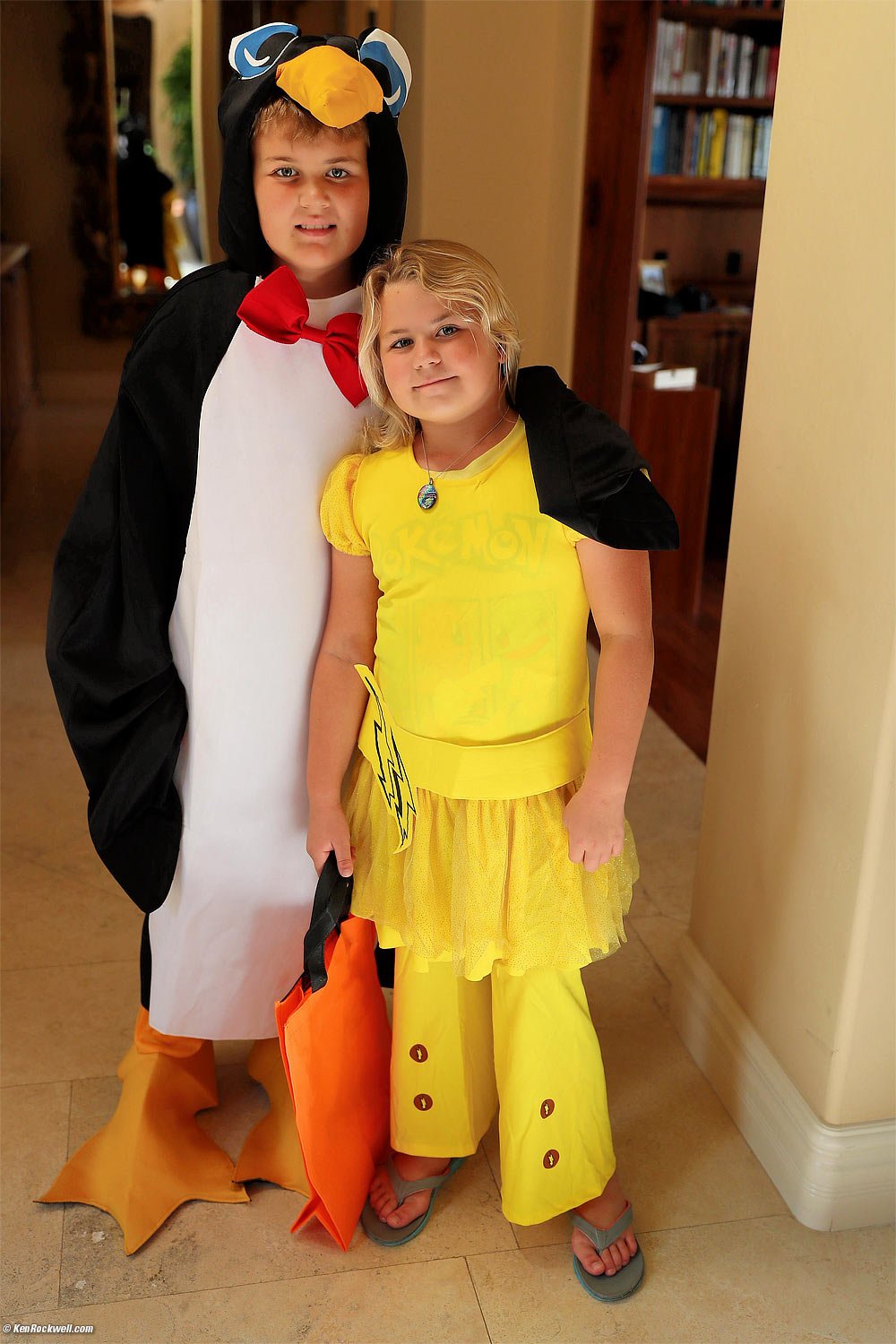 Ryan and Katie in their Halloween costumes