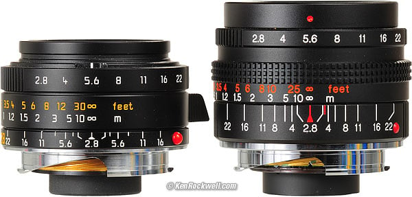 Compared to LEICA