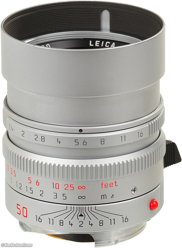 Case and caps, LEICA SUMMILUX-M 50mm f/1.4 ASPH