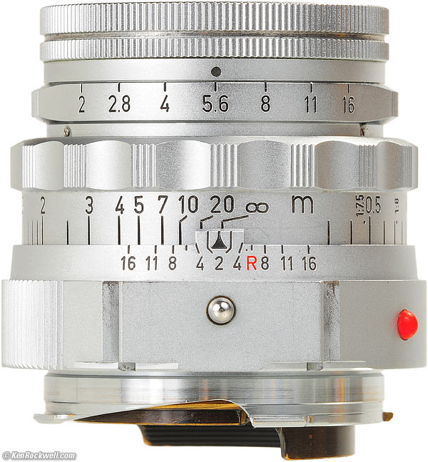 LEICA 50mm f/2 SUMMICRON with Near-Focusing Range