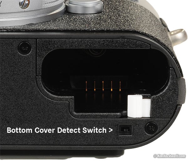 Leica M9 Bottom Cover Switch