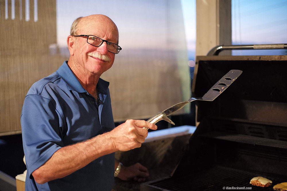 Pops grilling 12 October 2013