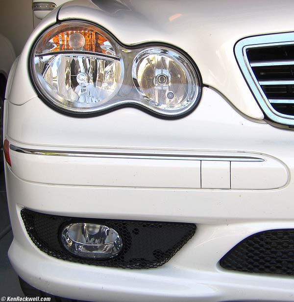 Change headlamp mercedes c230 #6