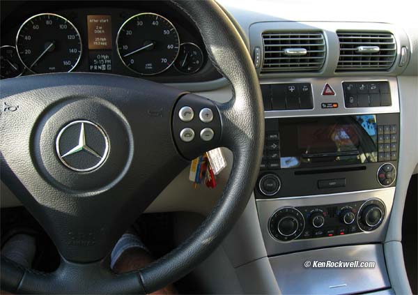 Mercedes C230 Interior