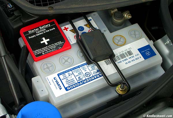 2007 Mercedes s550 battery location