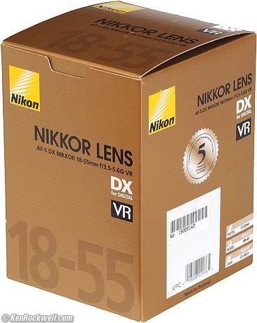  Nikon 18-55mm VR
