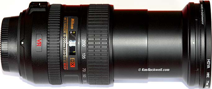 Nikon 18 - 200mm VR at 200mm
