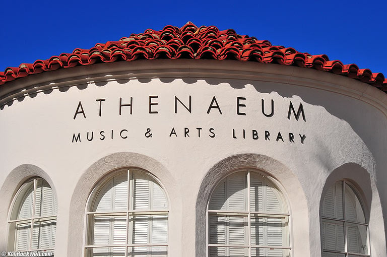 The Athenaeum Library, La Jolla, California.