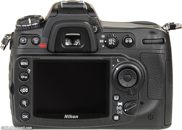 Nikon D300s rear controls