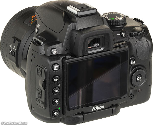 Nikon D5000 rear
