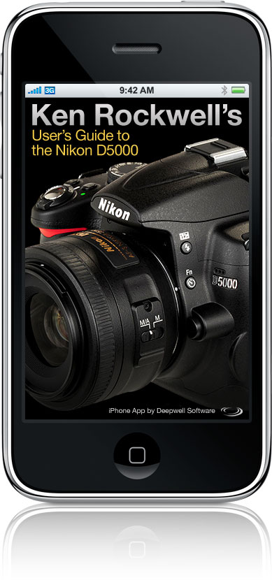 Nikon D5000 Users guide for the iPhone