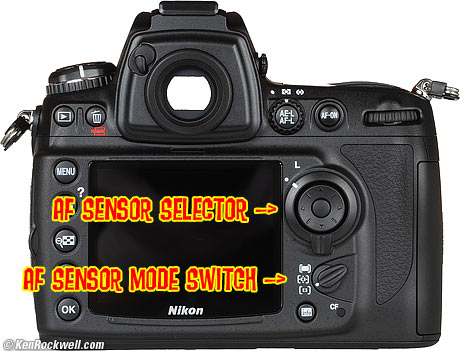 Nikon D700 Sensor Selctor