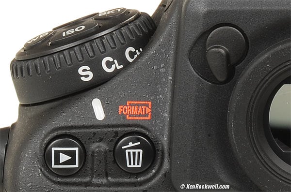 Nikon D800 Advance Mode Control