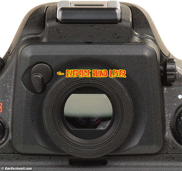 Nikon D800 and D800E rear controls