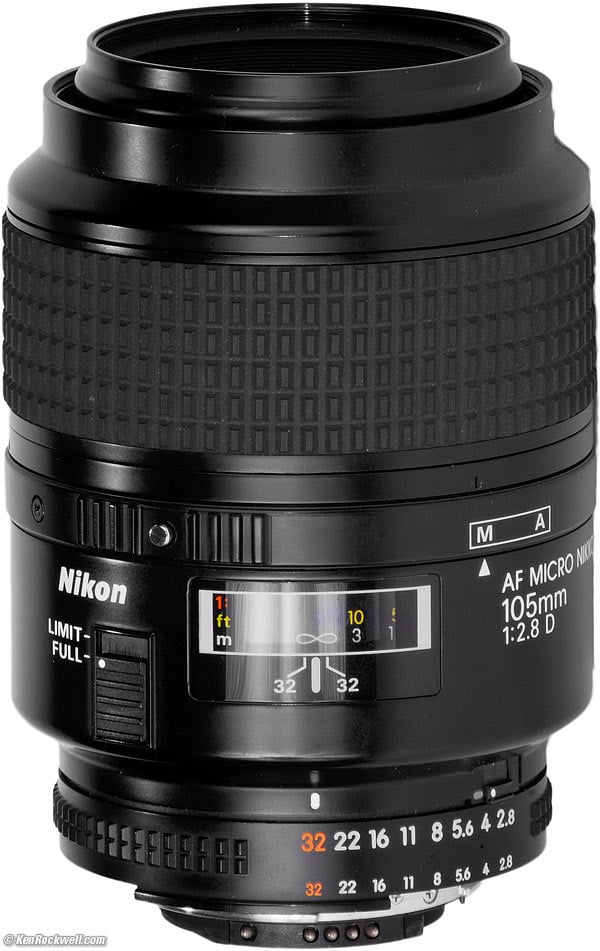 Nikon 105mm f/4 Micro-NIKKOR Bellows mount