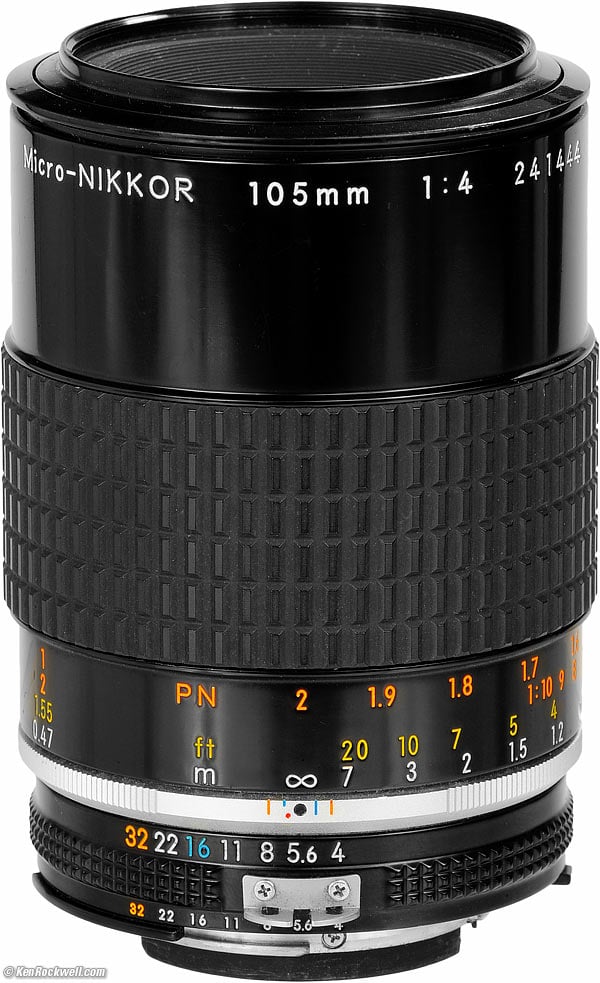 Nikon 105mm f/4 Micro-NIKKOR Bellows mount