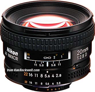 Nikon AF Nikkor 20mm f/2.8