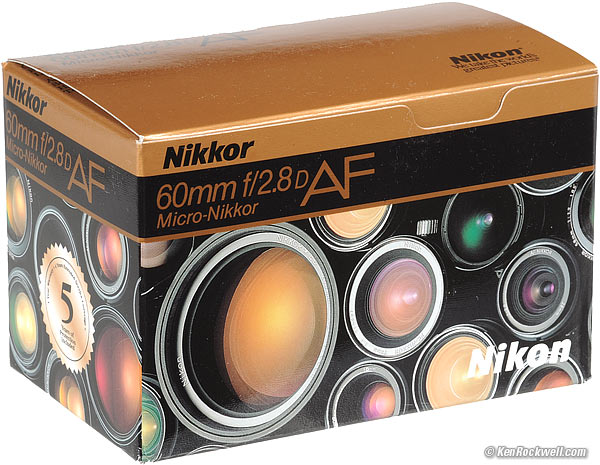 Nikon 60mm AF-D Box